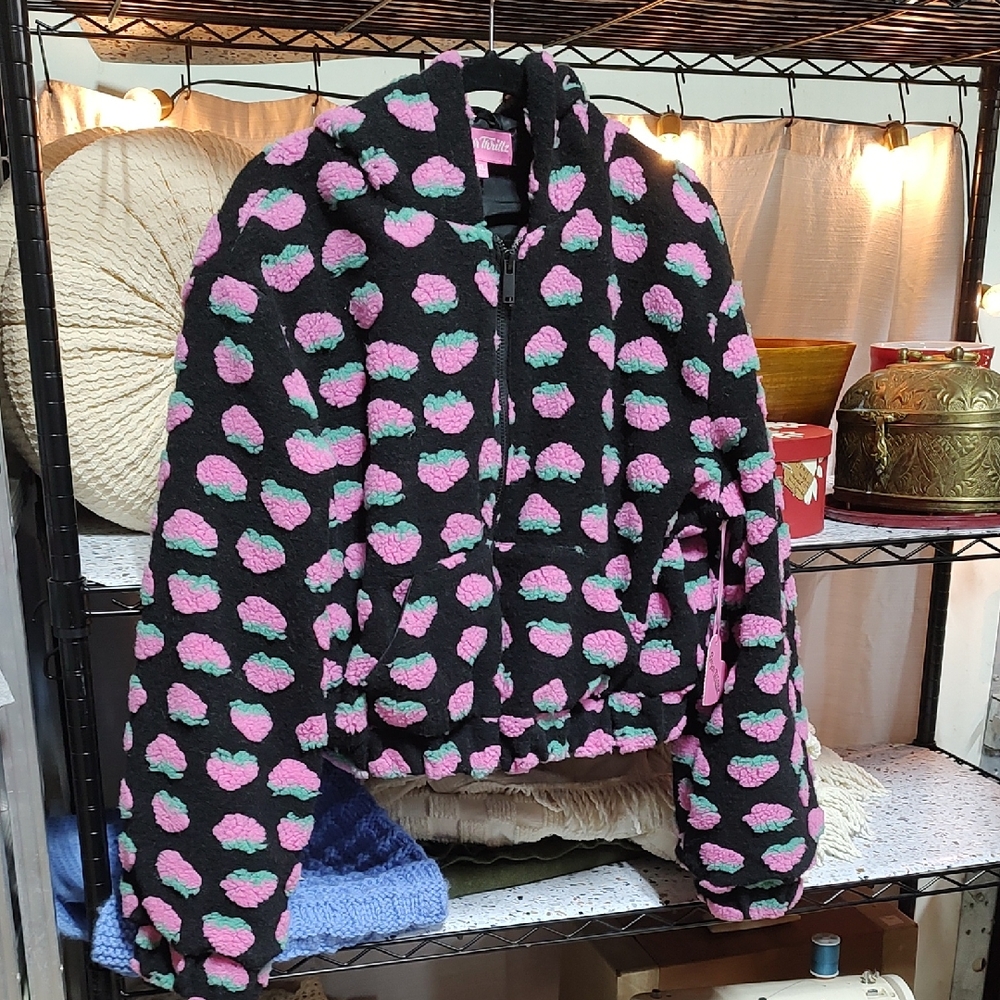 Sugar Thrillz Hooded Jacket with Strawberry